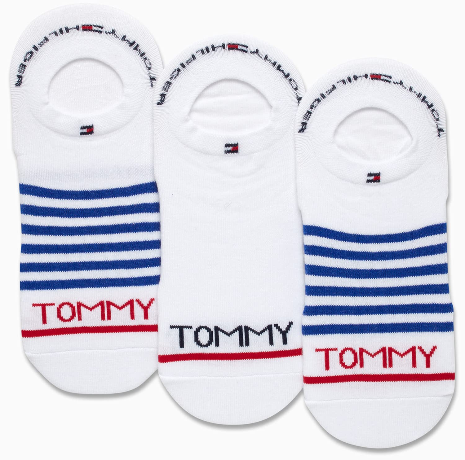 Tommy Hilfiger Men's Low Cut No Show Socks 3-Pack - Lightweight Cushioned Athletic Socks for Casual & Sports (Size 7-12) - Perfect for Running, Gym & Everyday Wear