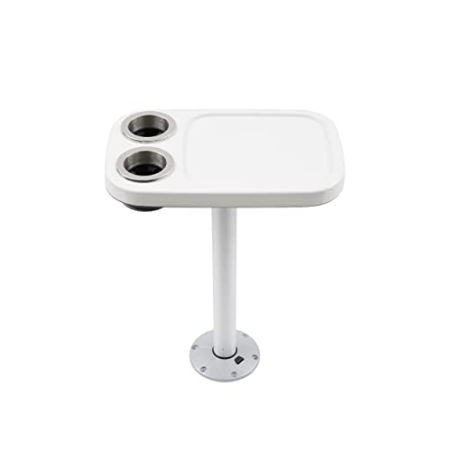 Glossy White Table/Silver Leg
