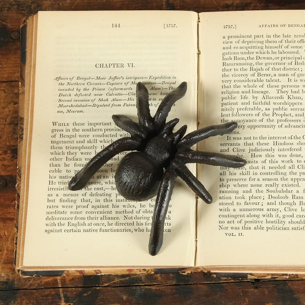 Vintage Cast Iron Spider Skillet - HomArt Antique Black Finish - Perfect for Camping, Outdoor Cooking & Dutch Oven Meals