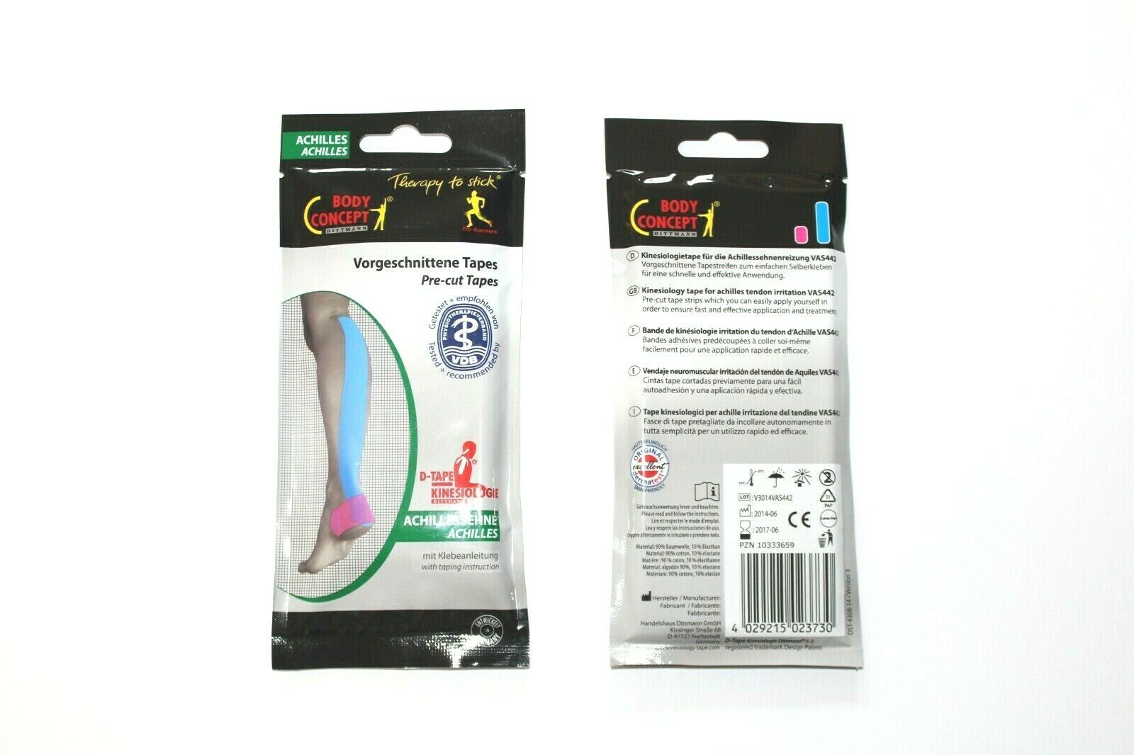 Best Kinesiology Tape Precut Strips for Pain Relief & Muscle Support - Athletic, Medical & Recovery Use