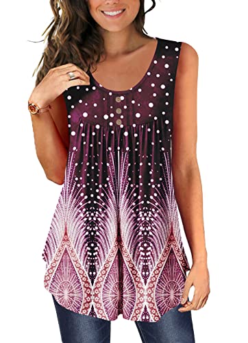 Purple White Dots