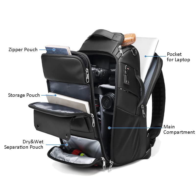 Professional Waterproof 16-inch Camera Backpack for Travel & Outdoor Photography - Laptop & Drone Compatible, Durable Tripod Bag for Hiking, Camping & Adventure Shoots