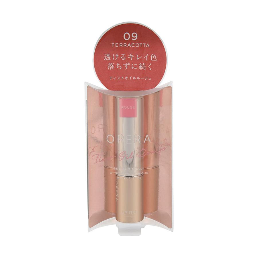 OPERA Lip Tint N 09 Terracotta - Long Lasting Moisturizing Lip Stain for Women, Natural Coral Pink Lip Gloss - Perfect for Everyday Wear, Date Night & Office Makeup