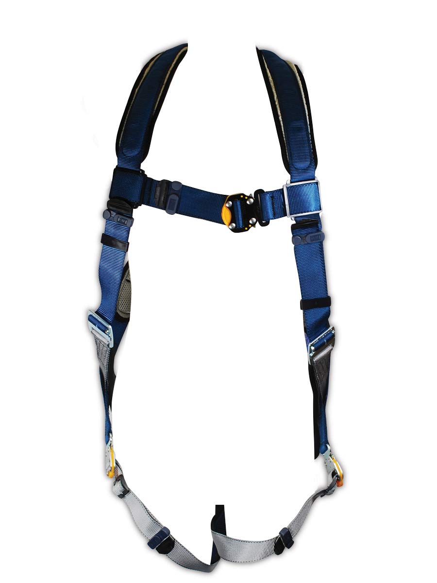 DBI-SALA ExoFit Full Body Fall Protection Harness - OSHA Compliant Safety Harness for Construction, Roofing & Industrial Work - Durable Comfortable Work Harness for Height Safety
