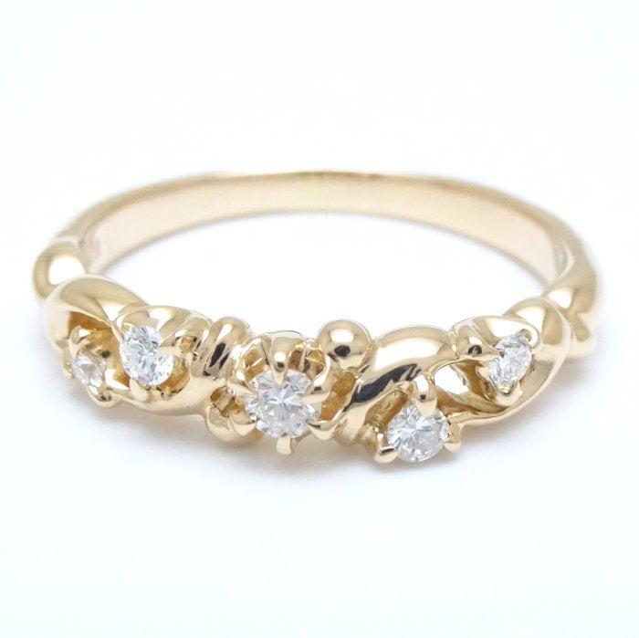 4℃ Diamond Ring K18YG Yellow Gold - Elegant 18K Gold Jewelry for Women, Perfect for Engagement, Wedding & Anniversary Gifts