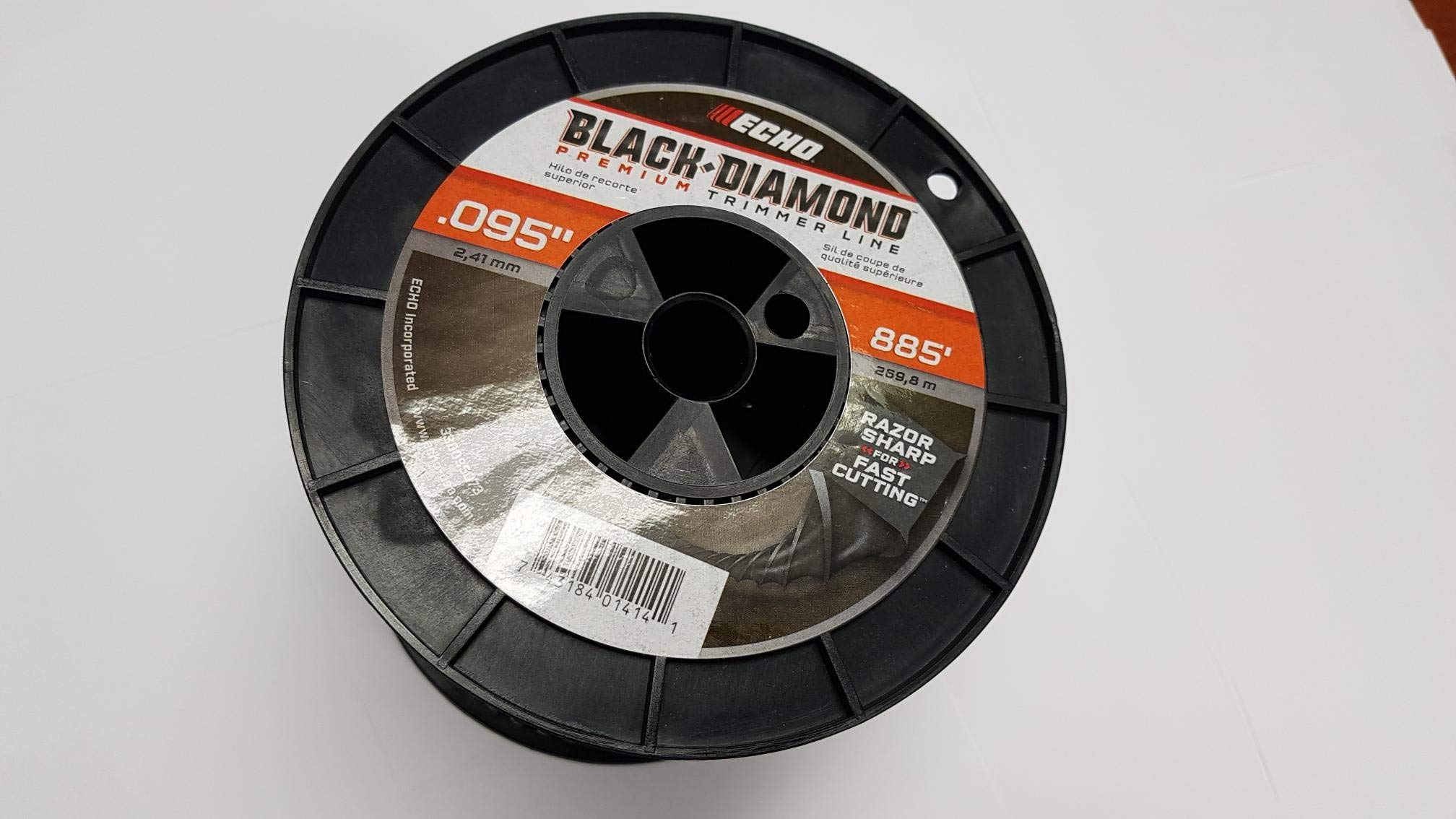 Echo 330095073 Black Diamond Trimmer Line 3lbs .095 Inch - Professional Weed Eater String for Lawn Mower & Garden Trimming