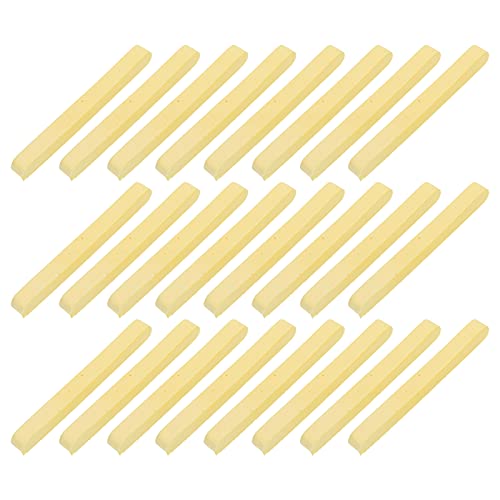 60pcs Compressed Cellulose Spa Sponges - Soft Makeup Remover Pads & Exfoliating Facial Cleansing Sponges for Face & Body - Gentle Bath & Skincare Tools (Yellow) - Perfect for Daily Cleansing, Makeup Removal & Spa Treatments