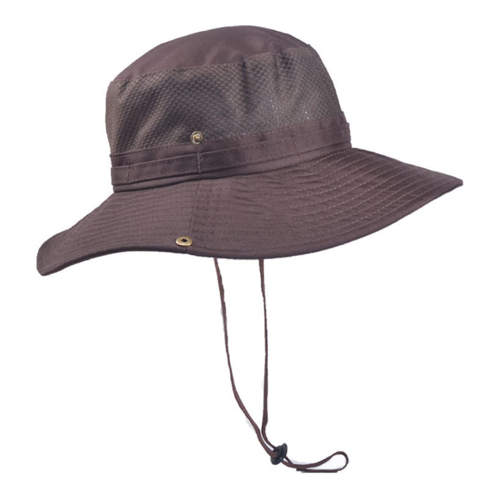 Men's & Women's Sun Hats - UV Protection Wide Brim Bucket Hats, Breathable Mesh Summer Fishing & Beach Caps for Outdoor Activities