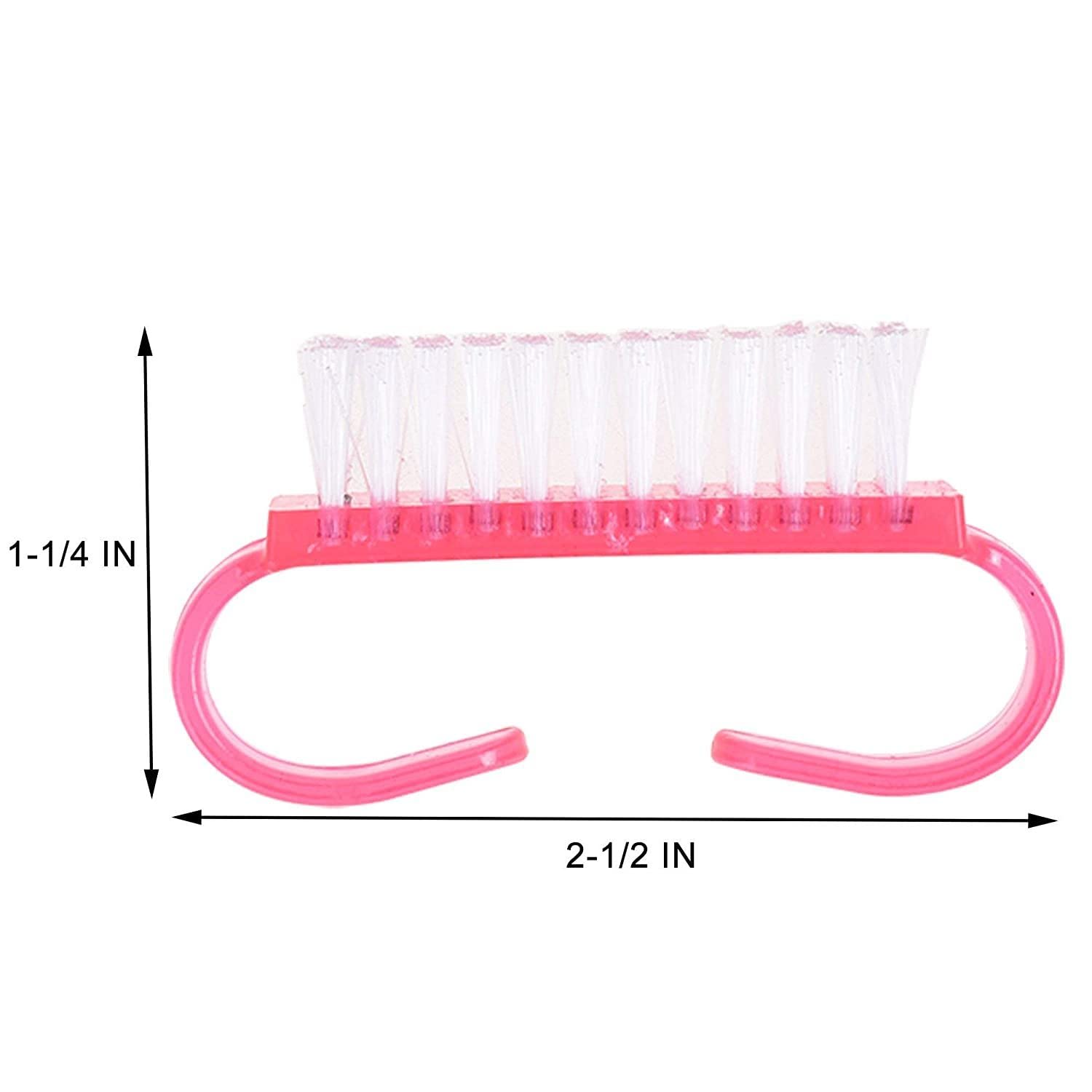 FAMEZA 12-Piece Professional Pedicure Brush Set - Soft Bristle Foot Scrub Brushes for Callus Removal & Exfoliation - Perfect for Home Spa, Nail Salon & Pedicure Care