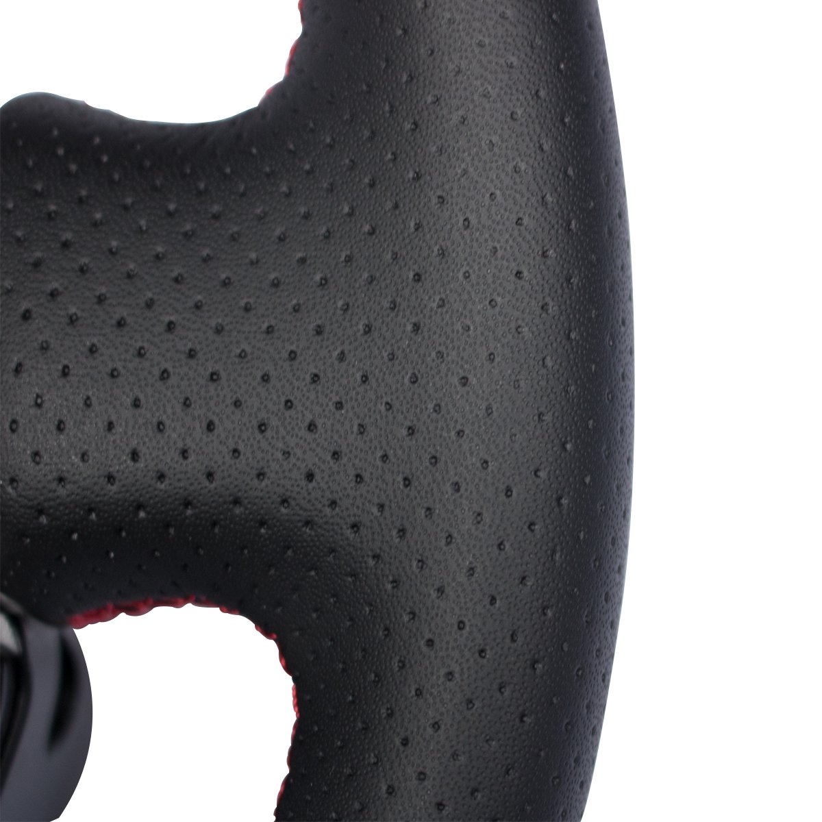 MEWANT Black Leather Steering Wheel Cover for Honda Civic CR-V - Driving Comfort