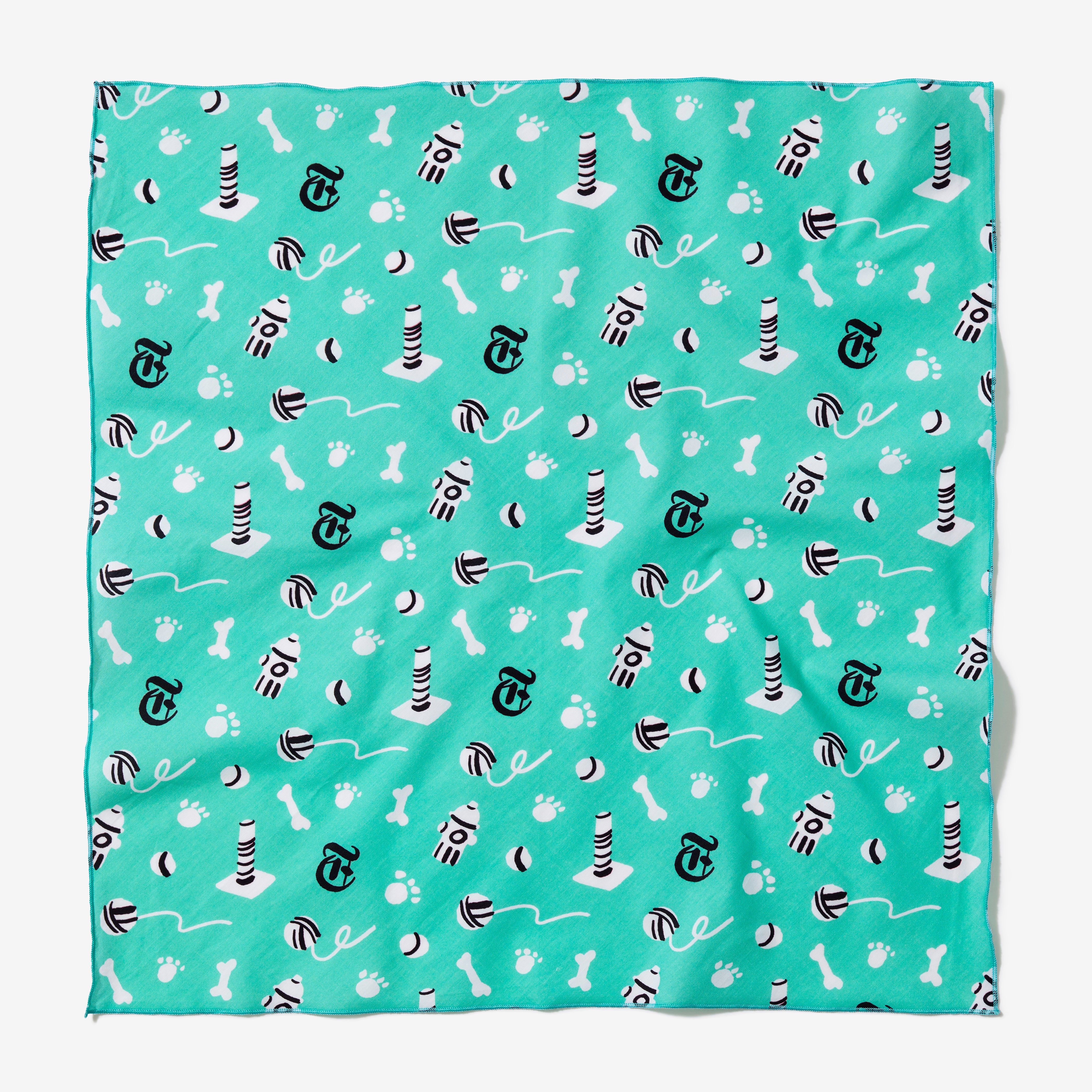 Winsome Green Pet Bandana for Dogs & Cats - Stylish & Comfortable Dog Scarf for Everyday Wear, Walks & Special Occasions