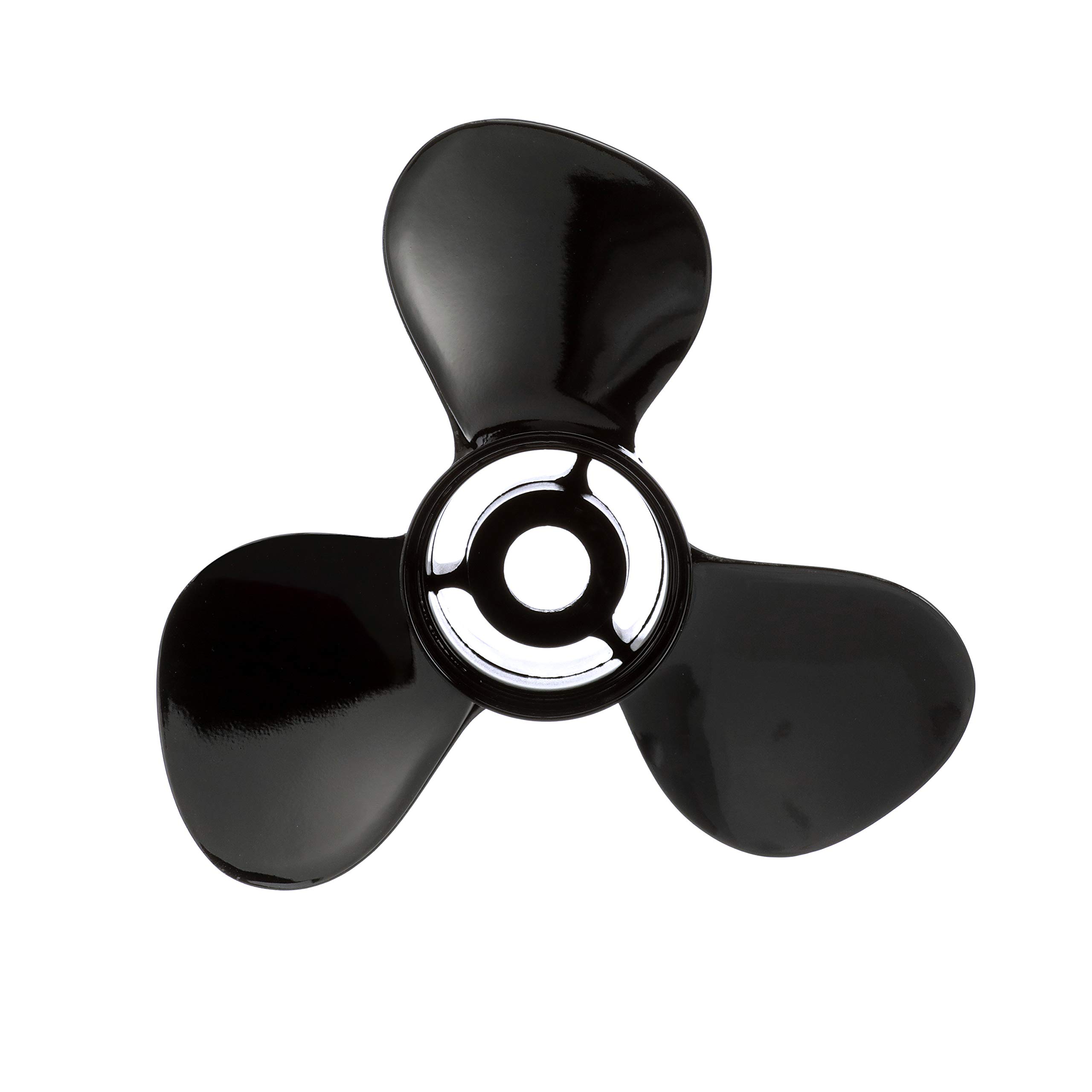 Quicksilver Black Diamond 3-Blade Aluminum Propeller for Mercury & MerCruiser Outboard Motors - High Performance Boat Propeller for Smooth Cruising, Watersports & Fishing
