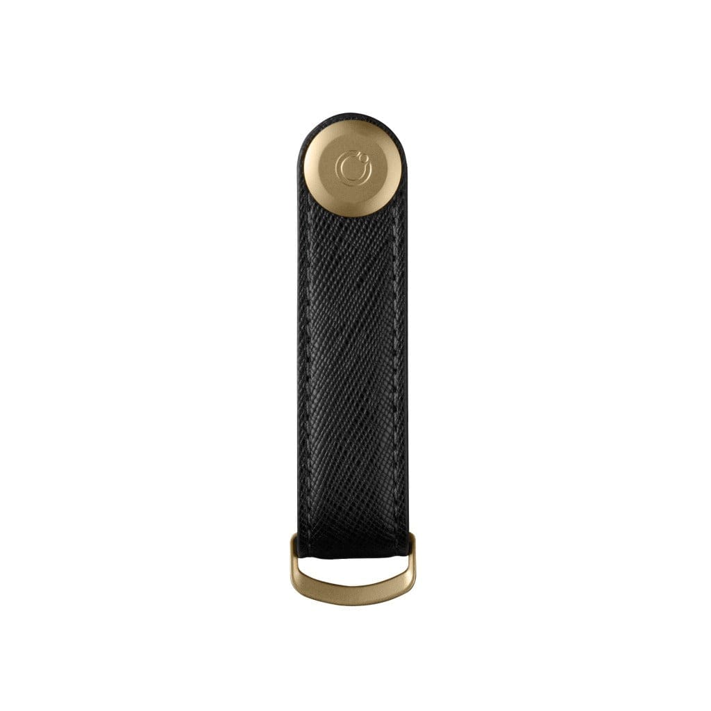 Orbitkey Leather Key Organizer - Premium Saffiano Leather Key Holder for Men & Women | Compact Keychain Wallet with Key Ring | Perfect for Home, Office, Travel & Everyday Carry