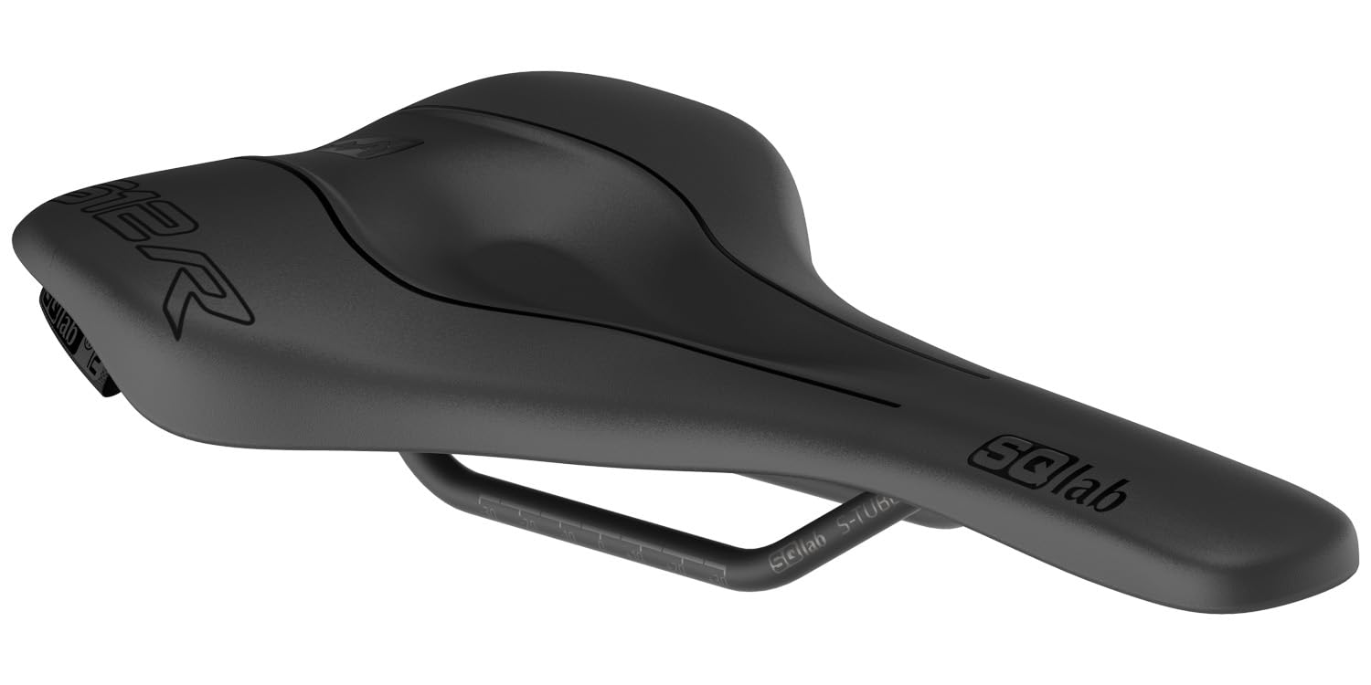 SQlab 612 Ergowave R Mountain Bike Saddle - Carbon Fiber Reinforced Polyamide Unisex MTB Saddle for Men & Women | Comfortable Cycling Seat for Trail Riding, Enduro & Cross-Country Biking