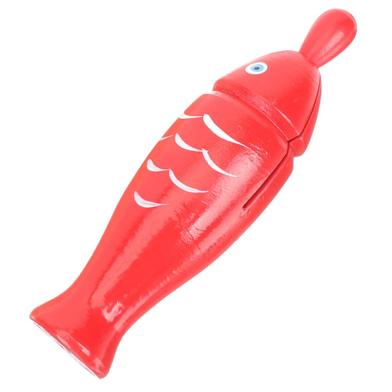 BCOATH Small Wooden Fish Guiro - Musical Instrument Toy for Babies & Kids - Fish Shaped Percussion Toy with Mallet - Early Learning & Sensory Play - Perfect for Nursery, Classroom & Music Time