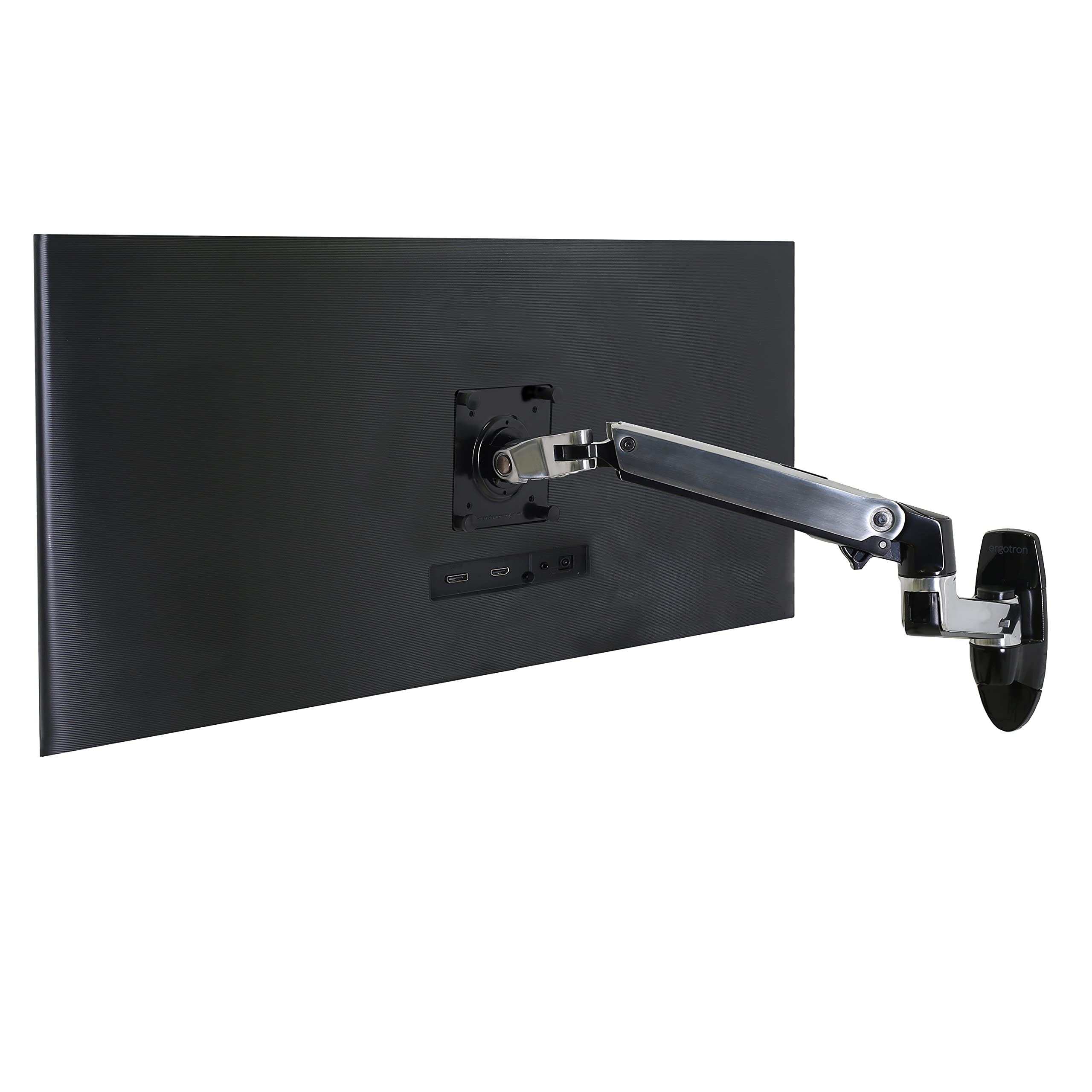 Ergotron LX Single Monitor Arm - VESA Wall Mount Bracket for 34 Inch Screens (7-25 lbs) - Adjustable Aluminum Stand for Home Office & Gaming Setup