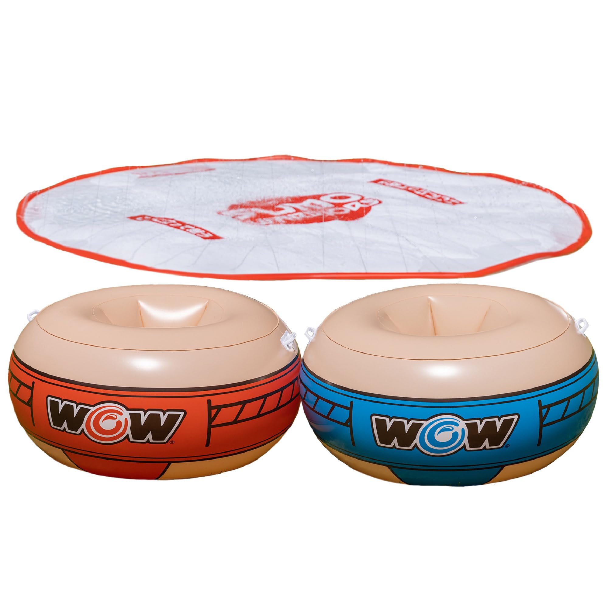 WOW Sports Sumo Wrestling Spray Pad - Inflatable Water Splash Zone Toy for Kids | Fun Backyard Summer Party Game for Outdoor Water Play & Birthday Celebrations