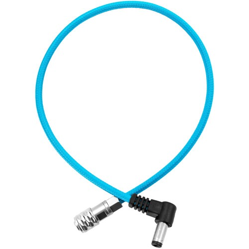 Kondor Blue DC Male 5.5 x 2.5mm Power Adapter Cable for Blackmagic BMPCC 6K/4K Camera - 14 Inch (Blue) - Perfect for On-the-Go Filmmaking & Professional Video Production
