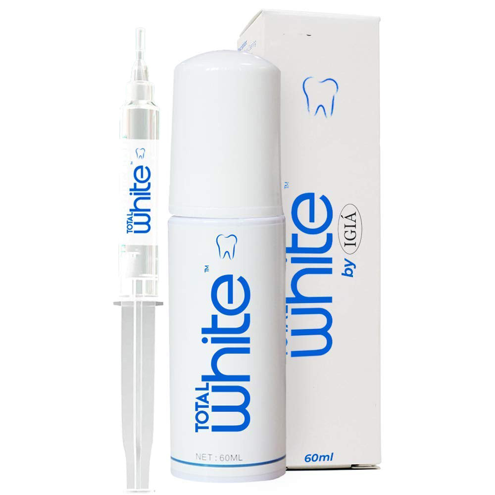 Total White Toothpaste & Whitening Gel - Advanced Teeth Whitening for Sensitive Teeth | Enamel Safe, Stain Removal | Perfect for Daily Use & Coffee/Tea Drinkers