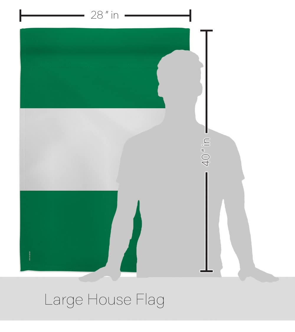 Nigeria Nationality Flag Set 28x40