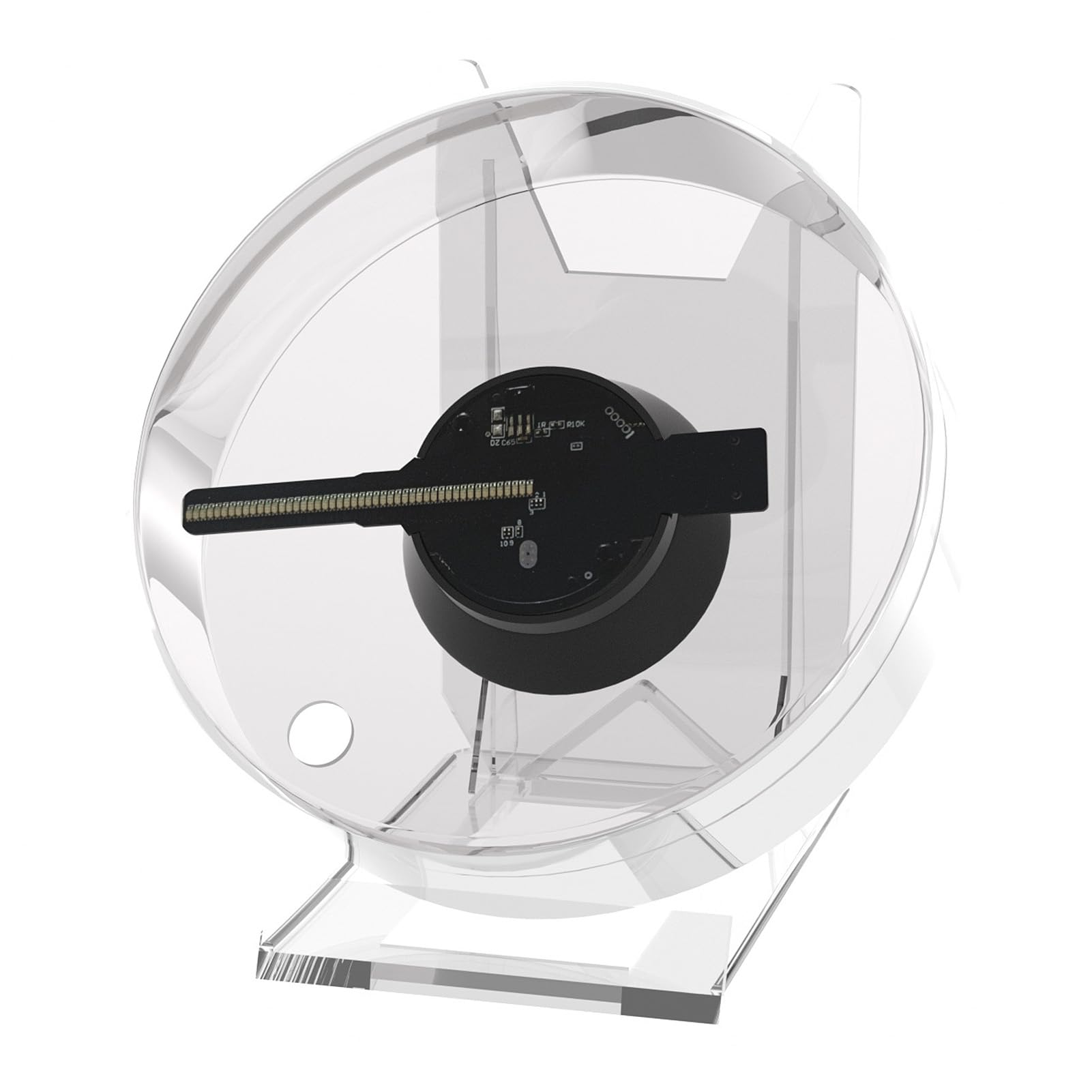 3D Hologram Fan - 88x88mm Holographic Projector with 480x480 HD Resolution for Stunning Visual Effects | Perfect for Retail Displays, Trade Shows & Home Decor