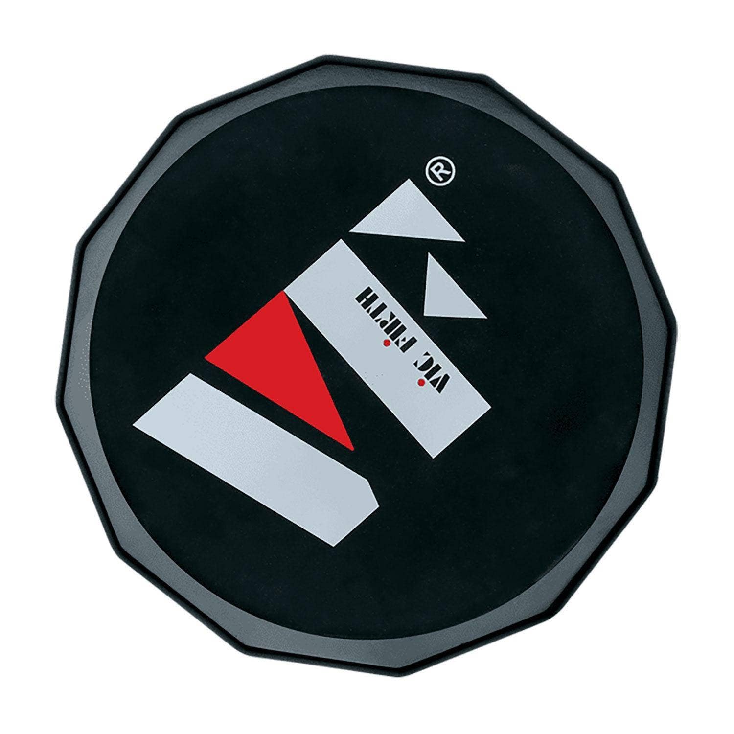 Vic Firth VF 12-Inch Drum Practice Pad - Professional Quiet Drumming Practice Tool for Drummers & Beginners - Perfect for Home, Studio & Silent Rehearsals