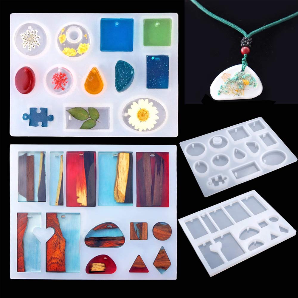88 Pcs DIY Silicone Jewelry Casting Molds and Tools Set for Resin Pendant Craft Making - Includes Storage Bag | Perfect for DIY Jewelry Making, Resin Art Projects, and Handmade Gifts