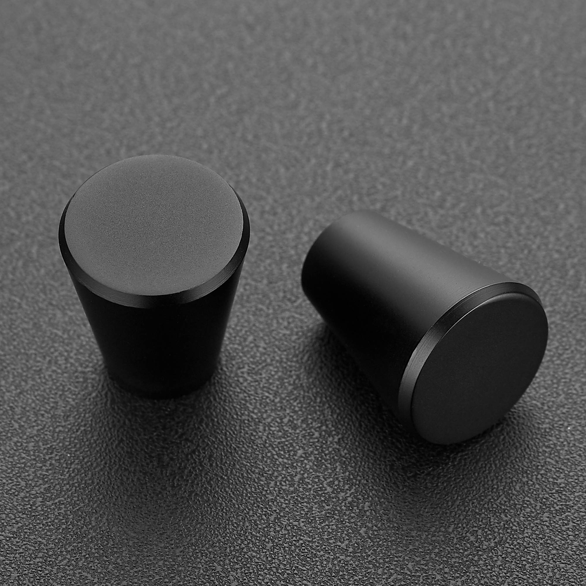Ravinte 60 Pack 3/4 Inch Matte Black Kitchen Cabinet Knobs - Drawer Pulls & Dresser Handles for Bedroom, Bathroom & Office Furniture (Easy Installation & Modern Design)