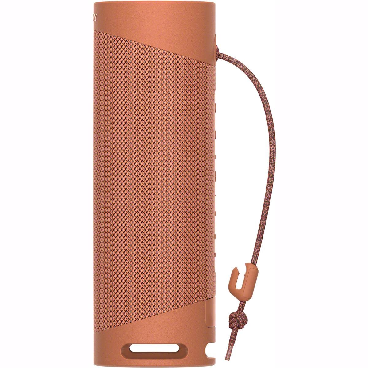 Sony SRS-XB23 EXTRA BASS Wireless Bluetooth Speaker - IP67 Waterproof, 12-Hour Battery, USB-C, Portable for Travel & Outdoor Adventures - Perfect for Beach, Pool, Camping & Hiking - Coral Red