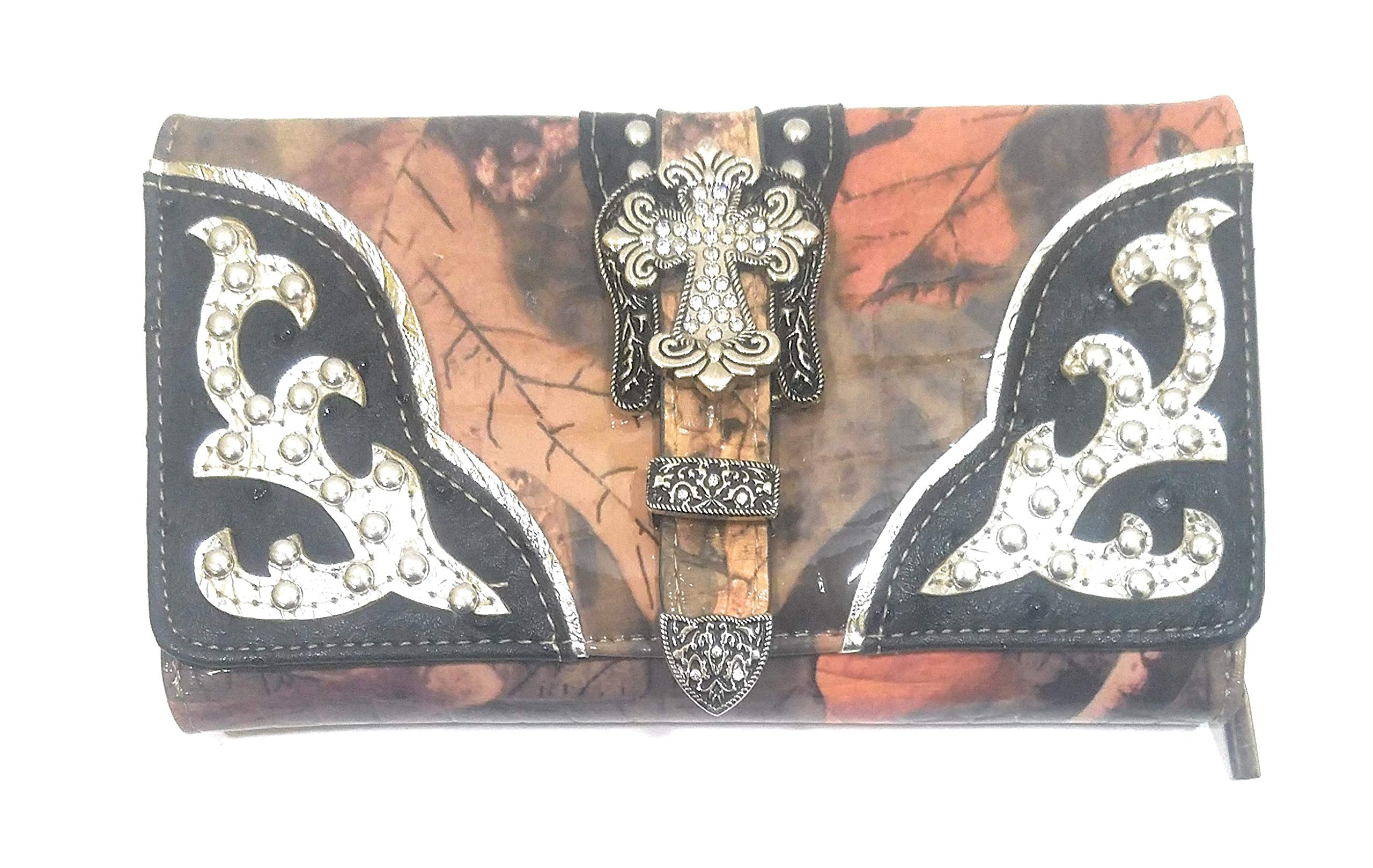 Sparkling Rhinestone Buckle Wallet for Women - Stylish Trifold Design with Secure Closure - Perfect for Parties, Date Nights & Everyday Use