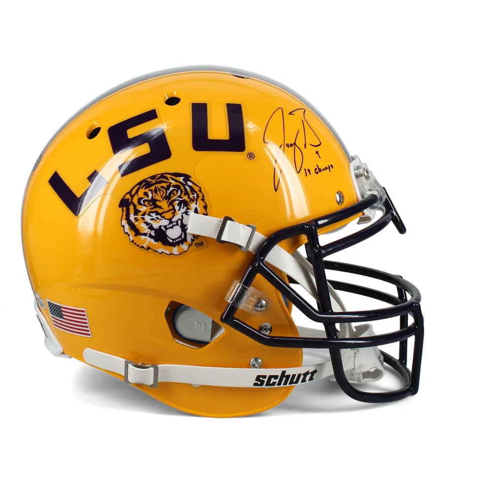 Joe Burrow Autographed LSU Football Helmet - Authentic Signed with 