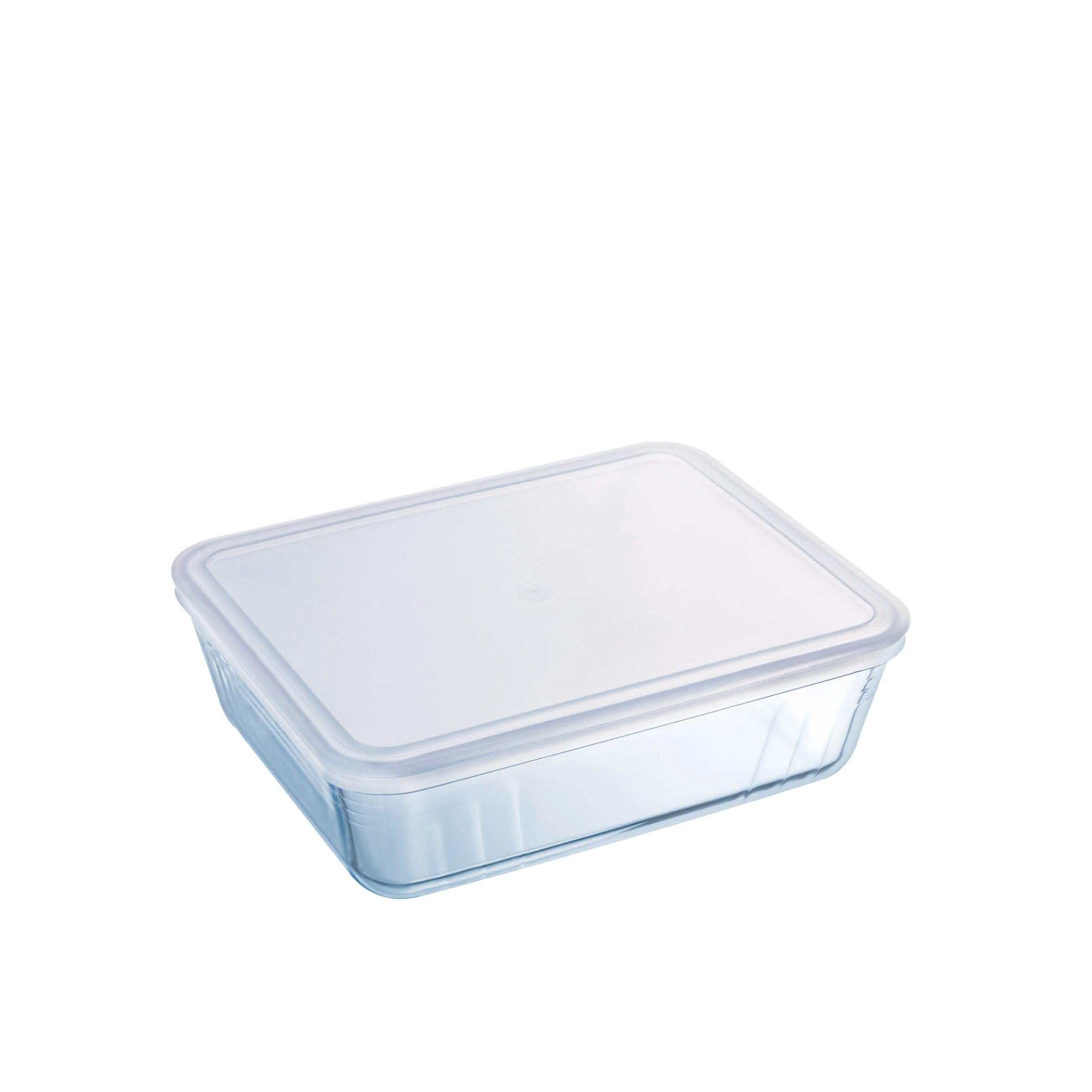 Pyrex 4L (135 oz) Rectangular Glass Baking Dish with Plastic Lid - 27cm x 23cm (10.6