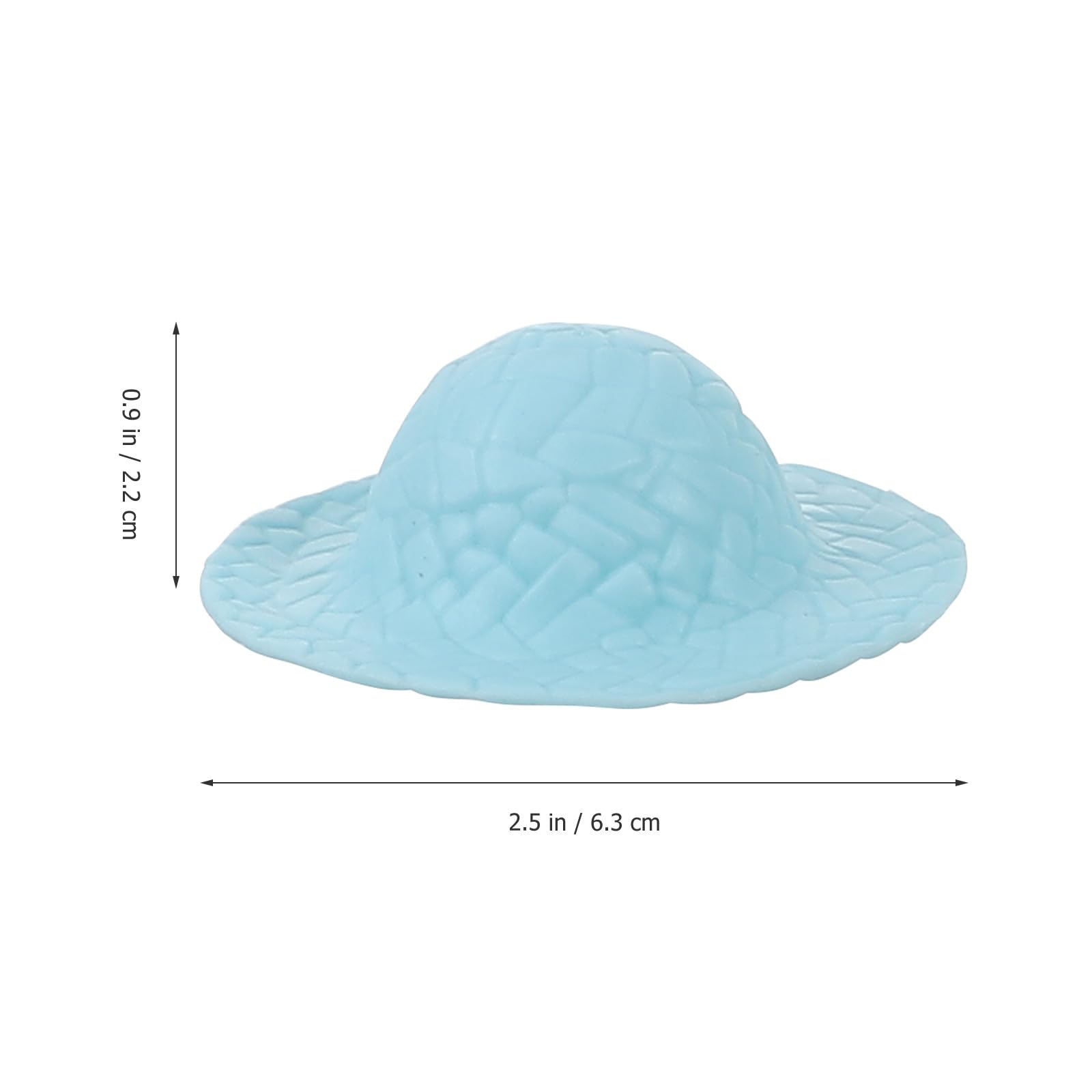 Miniature Doll Straw Hats Collection - 24 Tiny Hats for 6-12 inch Dolls - Perfect for DIY Crafts, Dollhouse Decor, and Fashion Accessories
