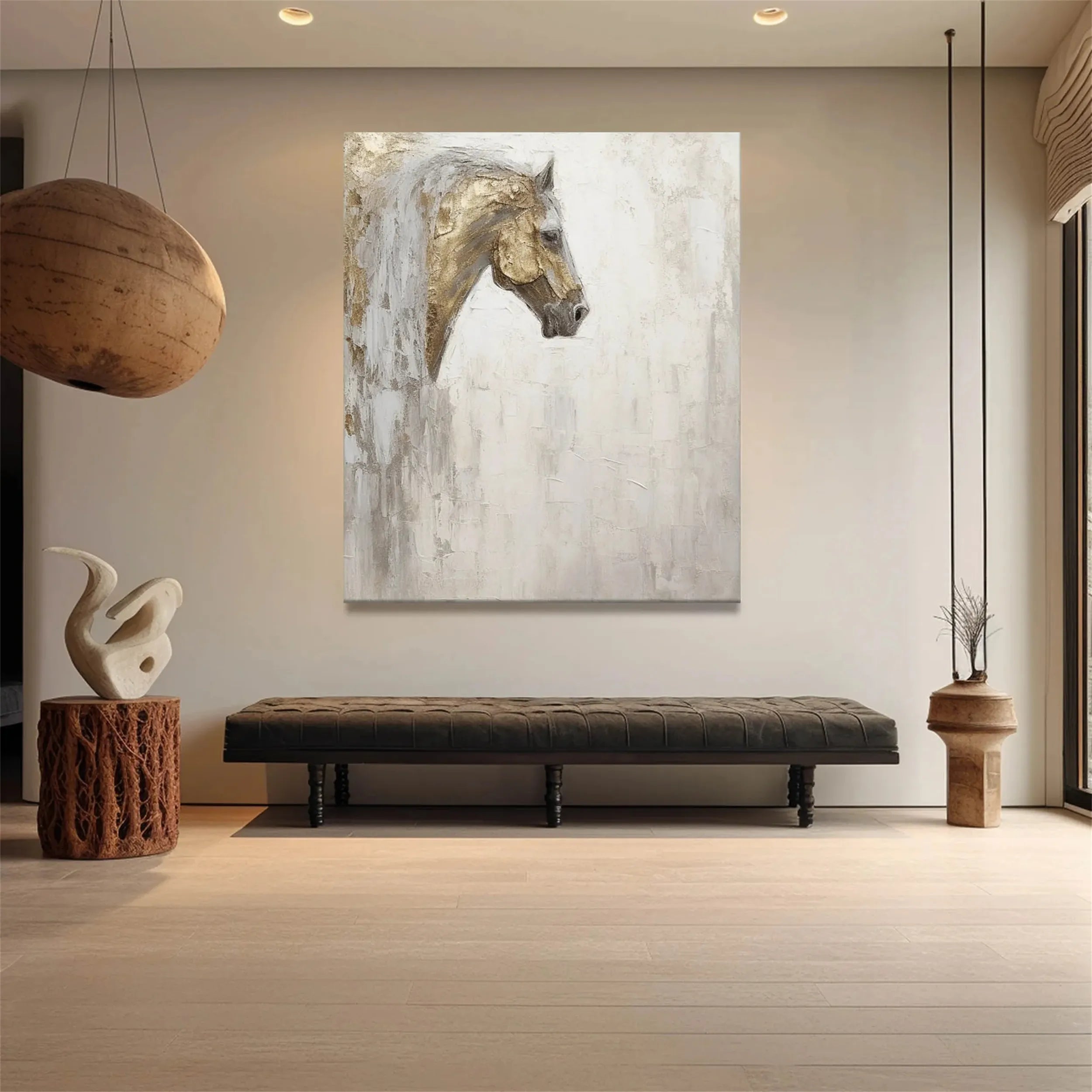 Abstract Tranquility Art Painting #WS131 - Modern Wall Decor for Living Room, Bedroom & Office - Calming Canvas Artwork for Home & Workspace