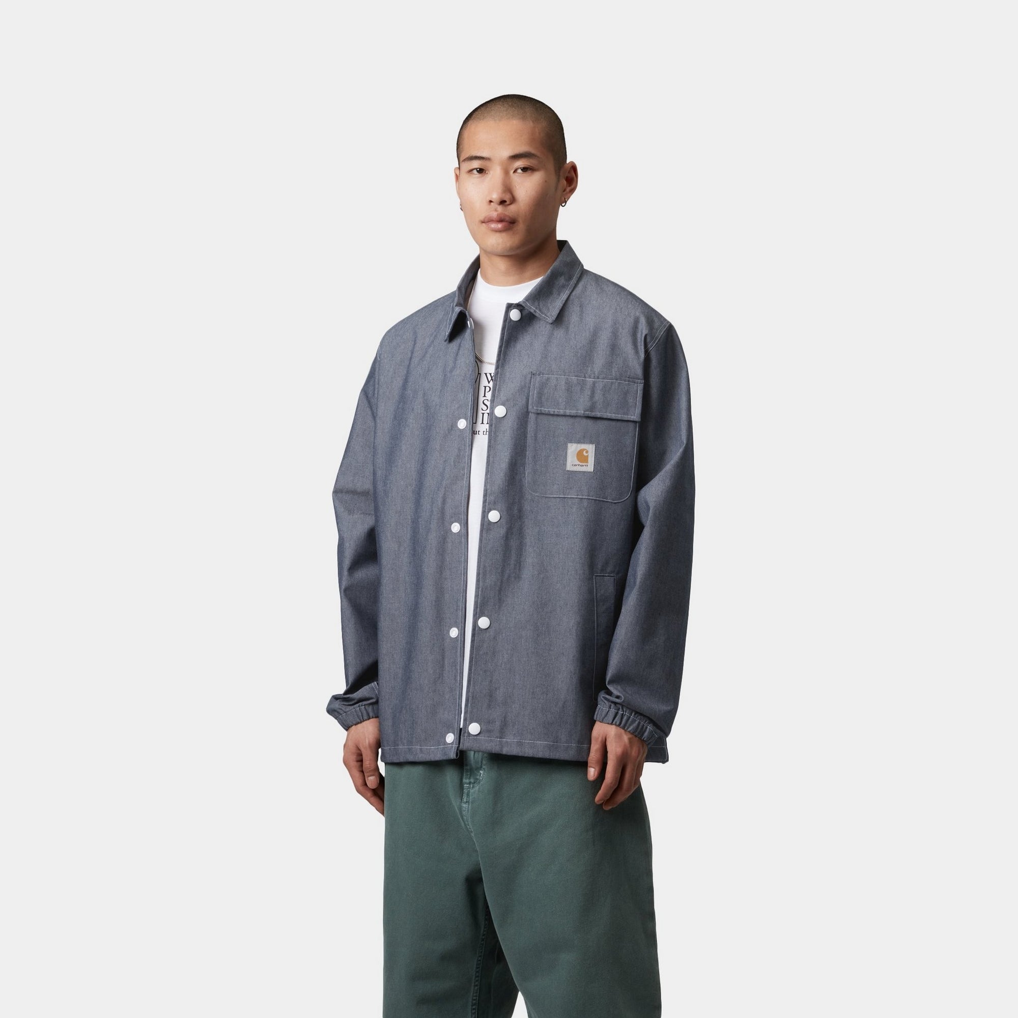 Blake Coach Jacket - Stylish Blue Lightweight Windbreaker Jacket for Men | Perfect for Casual Outings, Sports & Outdoor Activities