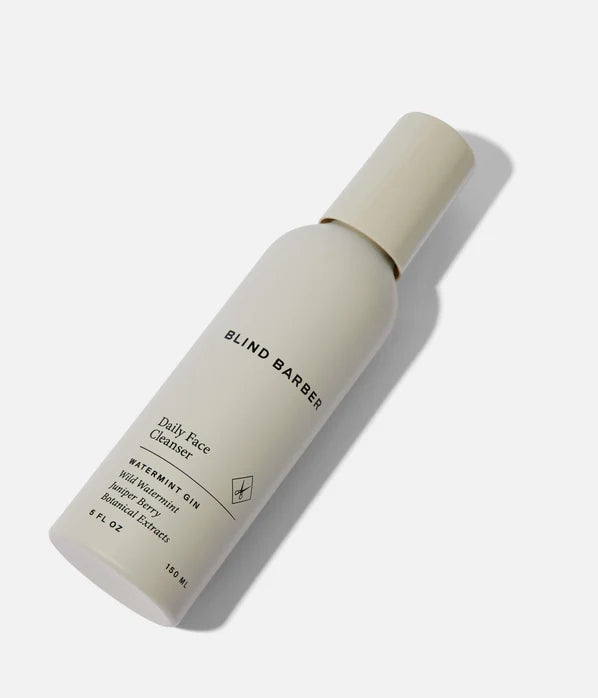 Blind Barber Watermint Gin Daily Face Cleanser for Men - Refreshing Facial Cleanser with Natural Ingredients - Perfect for Morning & Night Skincare Routine