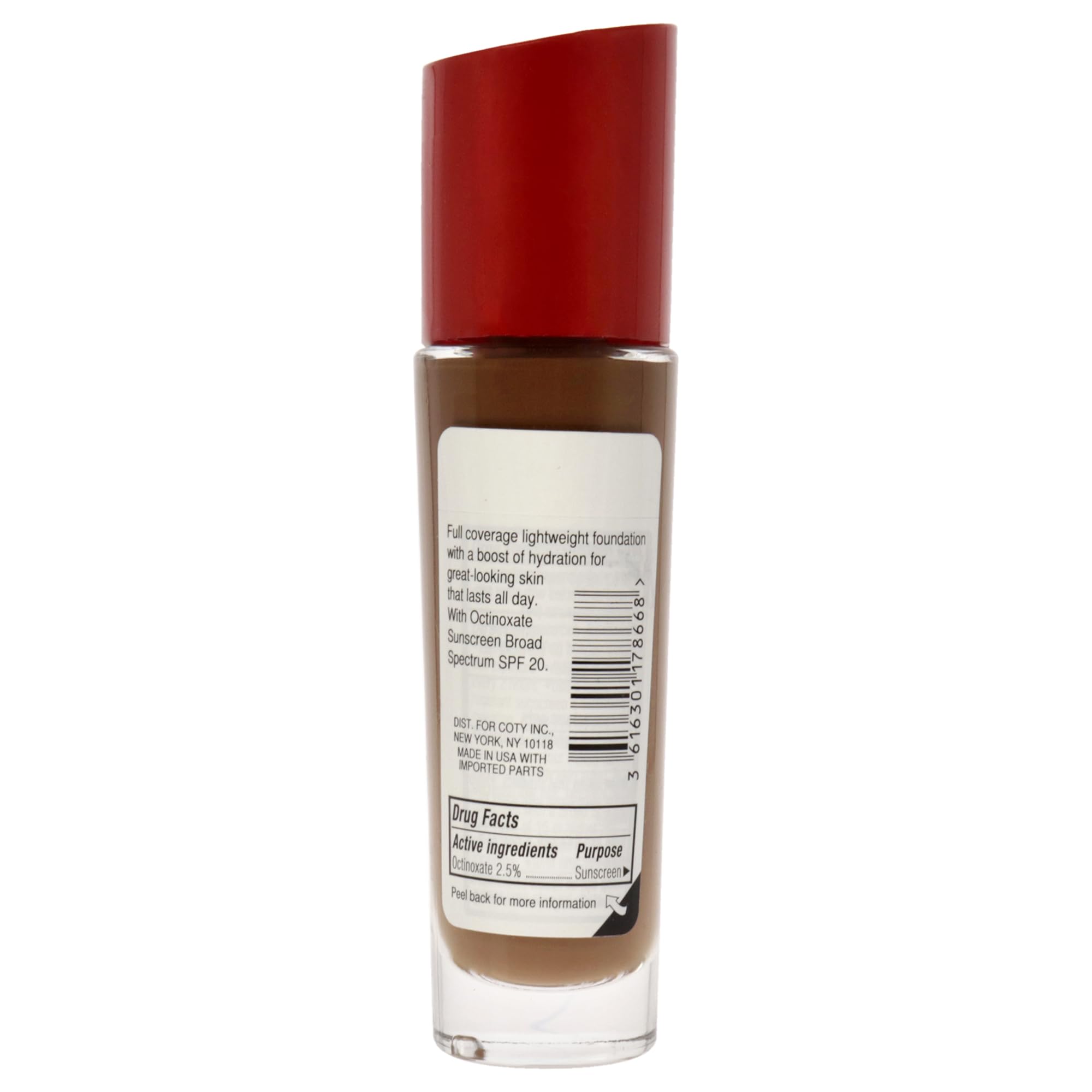 Rimmel London Lasting Finish 25HR Foundation - 600 Warm Coconut - Full Coverage, Waterproof, 25-Hour Wear, 1oz - Perfect for Long Days & Special Occasions