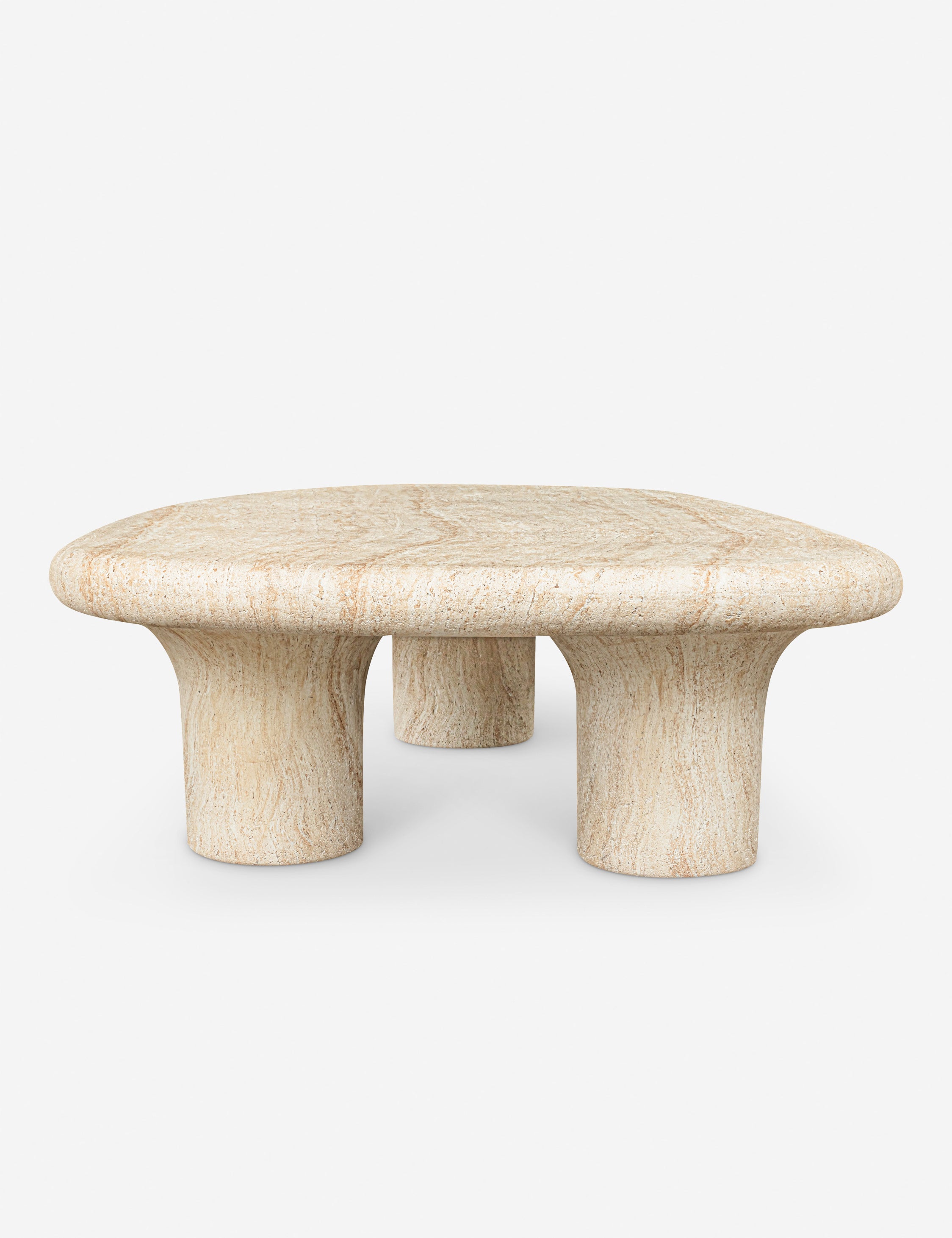 Artesia Modern Indoor Outdoor Coffee Table - Weather Resistant Patio Furniture for Living Room, Garden & Balcony