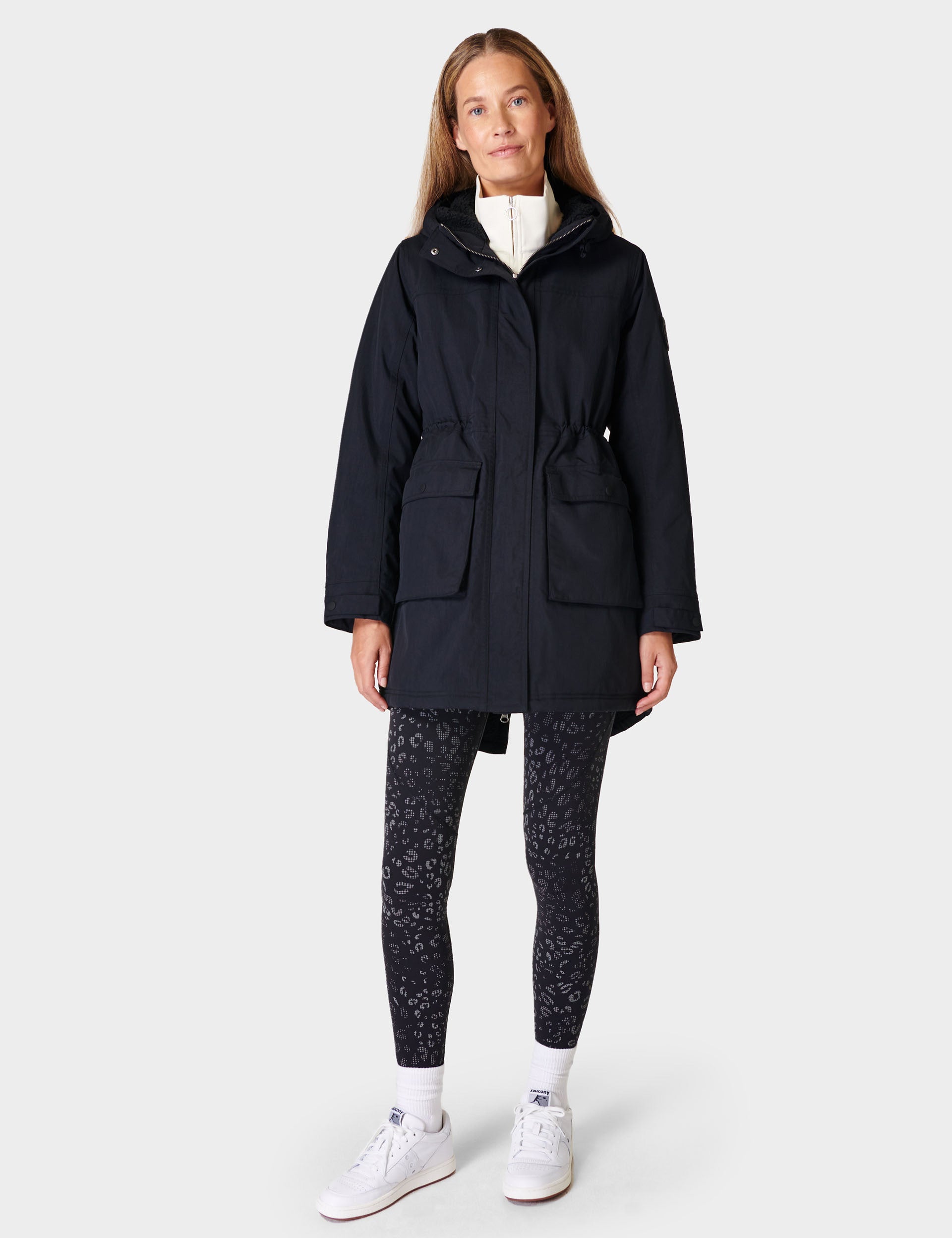 Winter Stride Waterproof Parka Jacket for Men & Women - Black | Windproof Insulated Coat for Snow, Hiking & Outdoor Activities