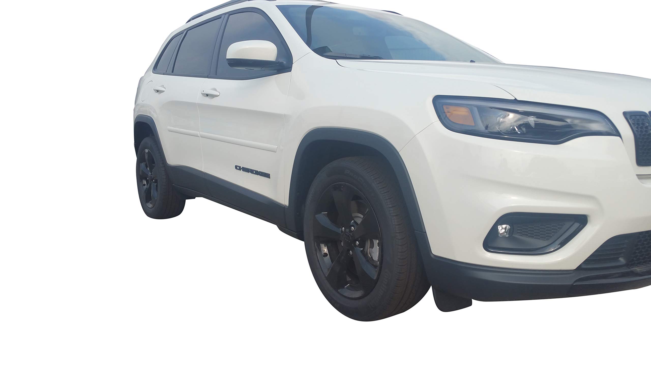 2014-2023 Jeep Cherokee Custom Painted Body Side Moldings - OEM Color Match (PW7 BSMJPCHERTRAP) | Perfect for Off-Road Protection & Enhanced Vehicle Style