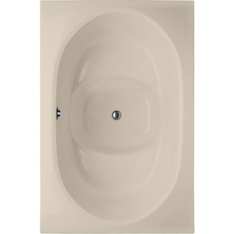 Fuji Drop-In Air Tub with 8 Jets - 60 x 40 x 32 Inch Almond Gelcoat Designer Bathtub for Luxury Bathroom Relaxation