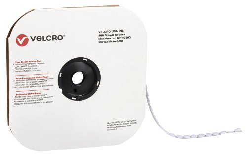 Velcro Tape Self-Adhesive Hook Dots 5/8 Inch White - 1200 Pieces per Pack for Home Office Organization, DIY Crafts & Wall Hanging
