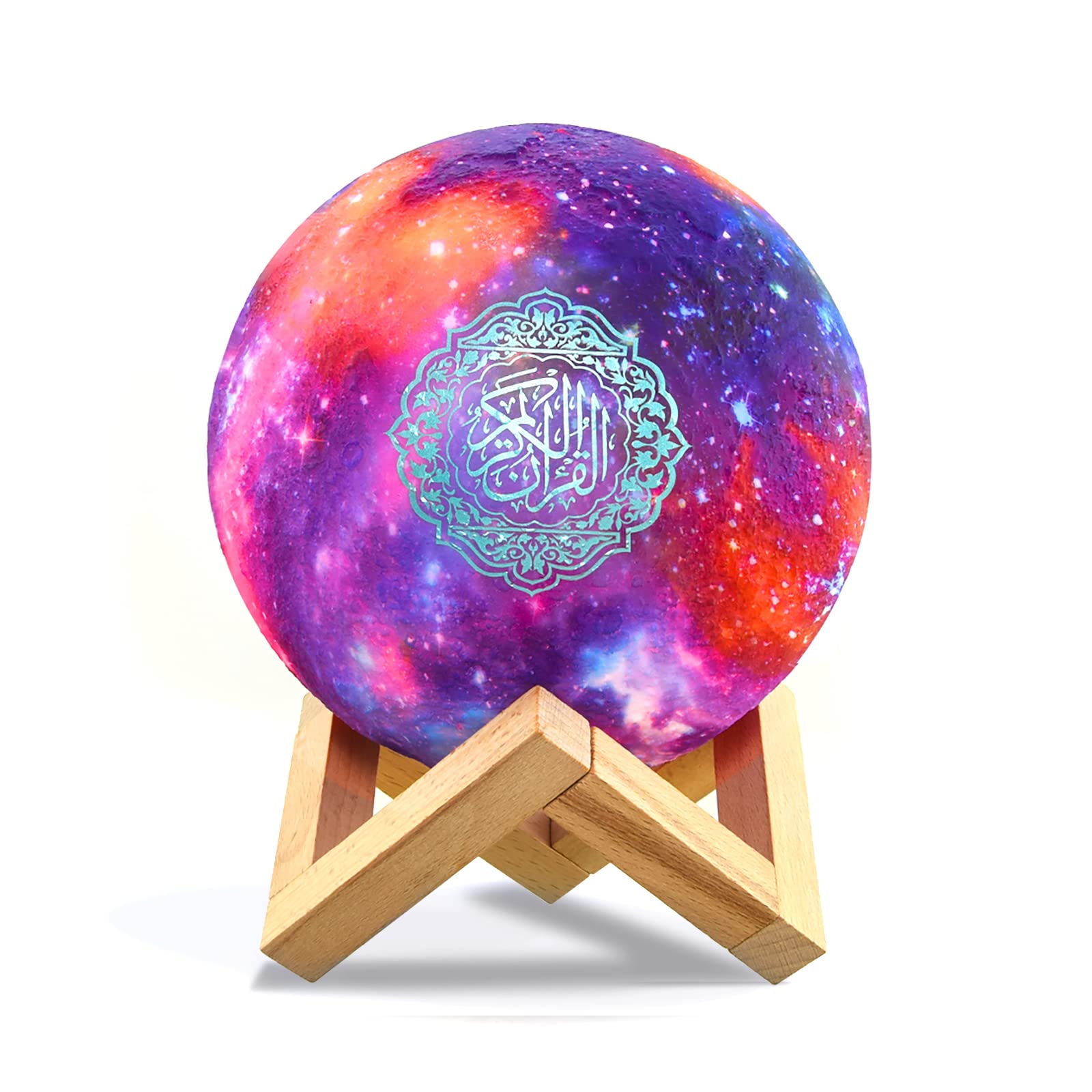 Swthlge Moon Quran Speaker with Bluetooth & APP Control - Starry Night Quran Lamp for Quran Recitation, Perfect Eid Mubarak & Hajj Gift - Ideal for Prayer, Meditation & Islamic Home Decor