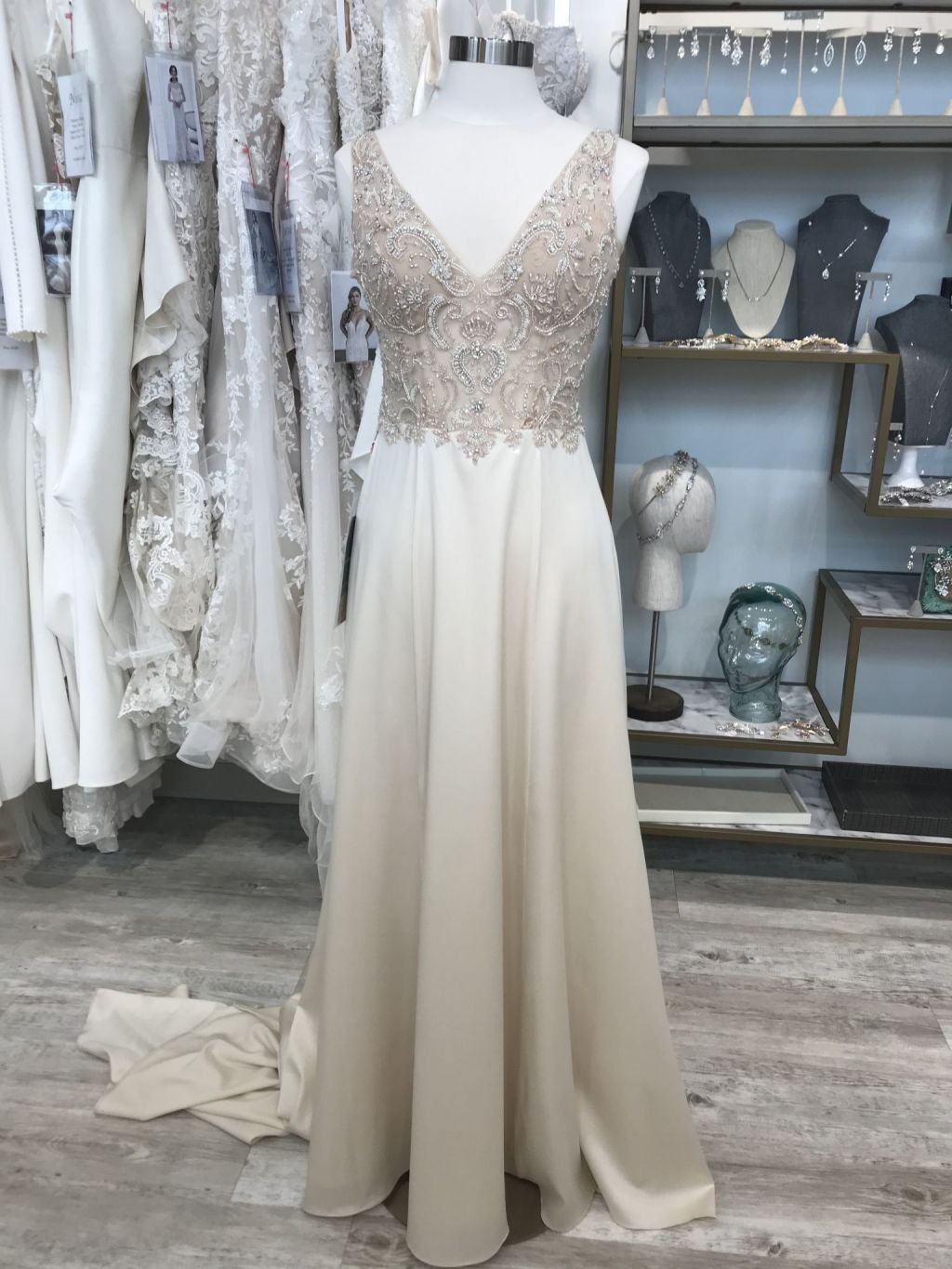 Casablanca 2344 Rosa Sample Gown - Elegant Wedding Dress for Brides, Perfect for Church Ceremonies & Formal Receptions
