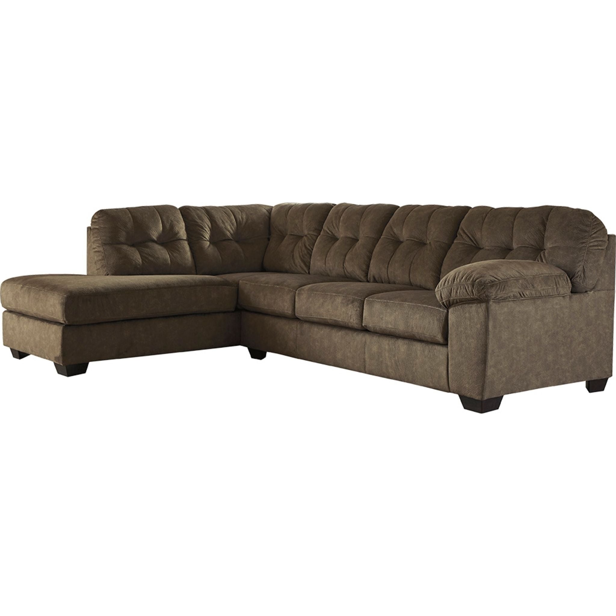 Accrington 2-Piece Sleeper Sectional Sofa with Chaise Lounge - Convertible Sleeper Couch for Small Spaces & Guest Rooms