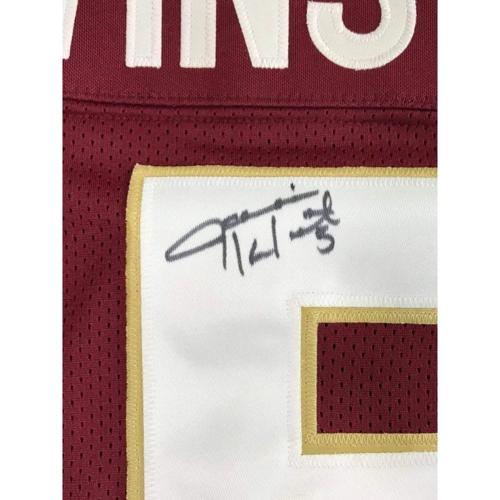 Authentic Jameis Winston Signed FSU Football Jersey with JSA COA - Florida State Seminoles & Tampa Bay Buccaneers Collectible - Perfect for Sports Memorabilia Displays, Fan Gifts, and Autograph Collections