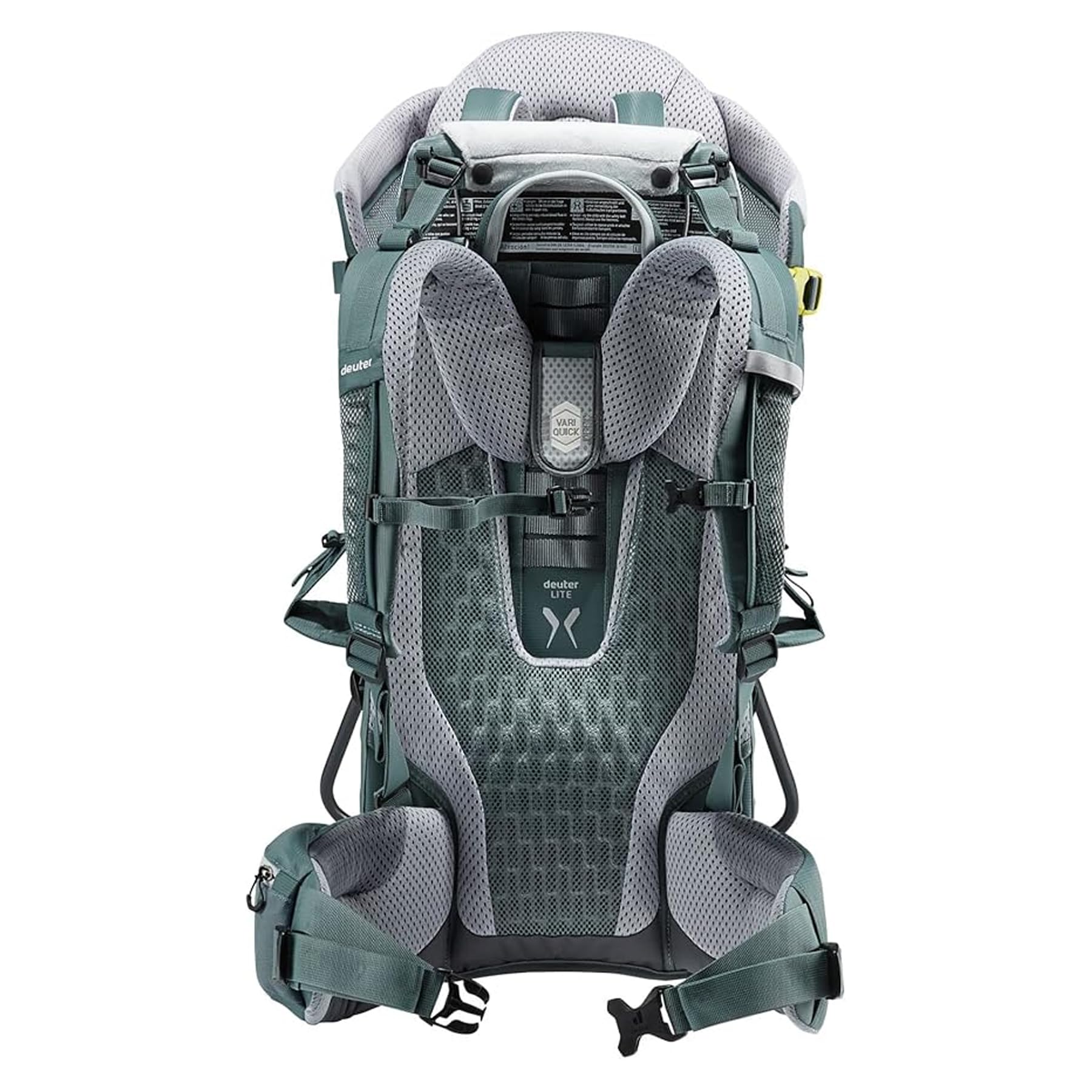 Deuter Kid Comfort Child Carrier Hiking Backpack - Active Standard Fit & Active SL Women's Fit - Teal Blue - Perfect for Outdoor Adventures, Hiking, and Family Travel