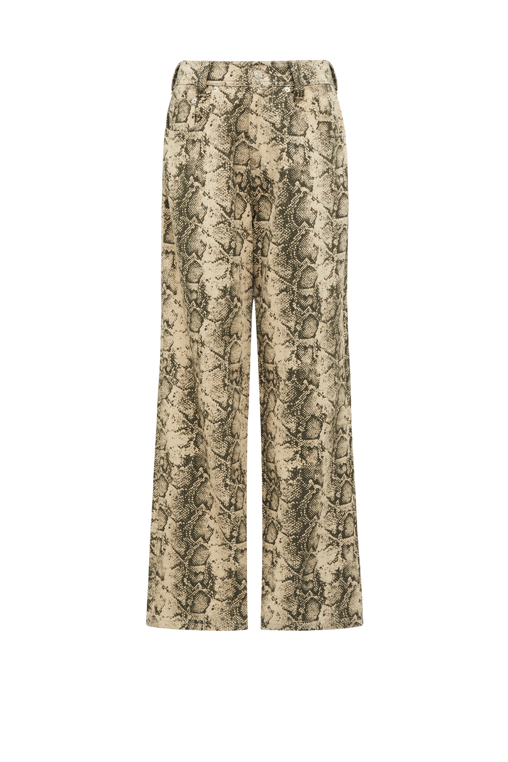 Maxwell High-Waisted Snake Print Jeans for Women - Trendy Skinny Denim Pants with Stretch, Comfort Fit - Perfect for Casual Outings, Nightlife & Street Style Fashion