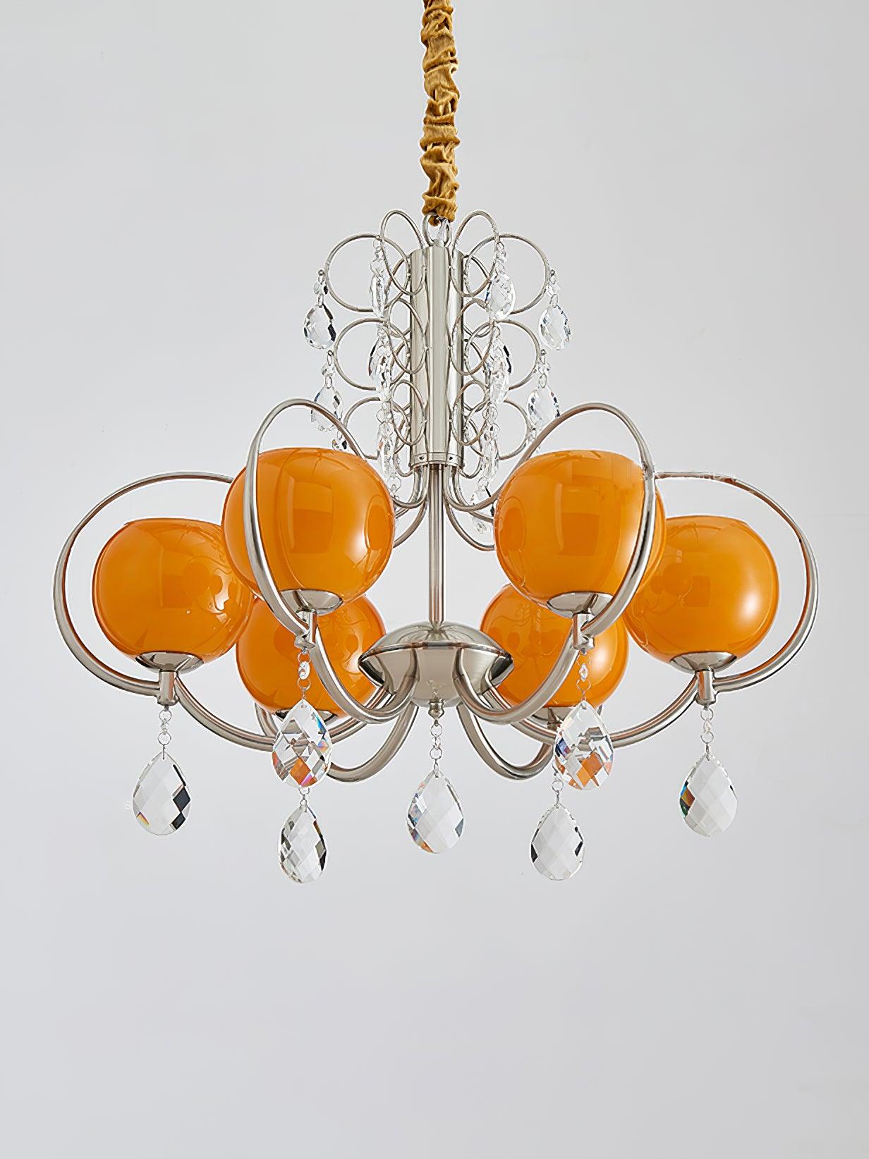 Doria Crystal Chandelier - Elegant Modern Ceiling Light Fixture for Dining Room, Living Room & Bedroom | Perfect for Home Decor & Wedding Venues