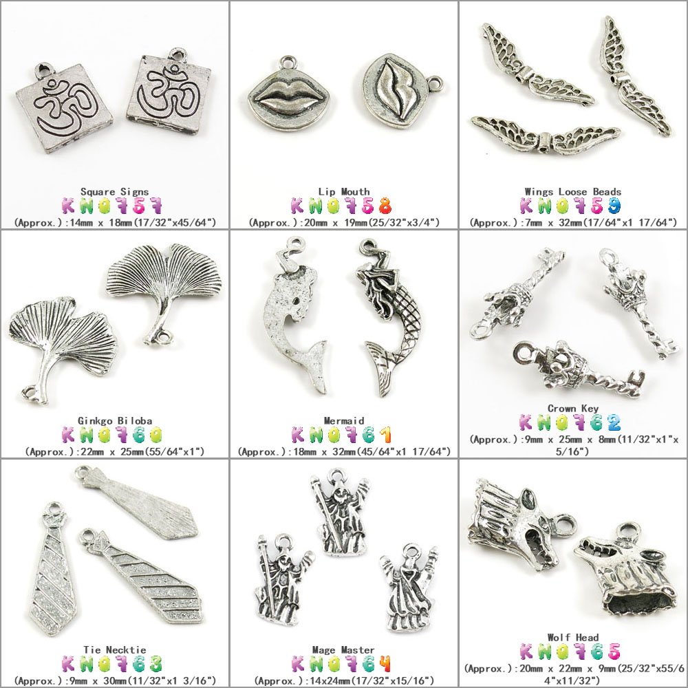 Wholesale Jewelry Making Charms & Pendants - Loose Beads & Beading Supplies for DIY Bracelets, Necklaces, Earrings - Perfect for Crafters, Jewelry Designers and Hobbyists